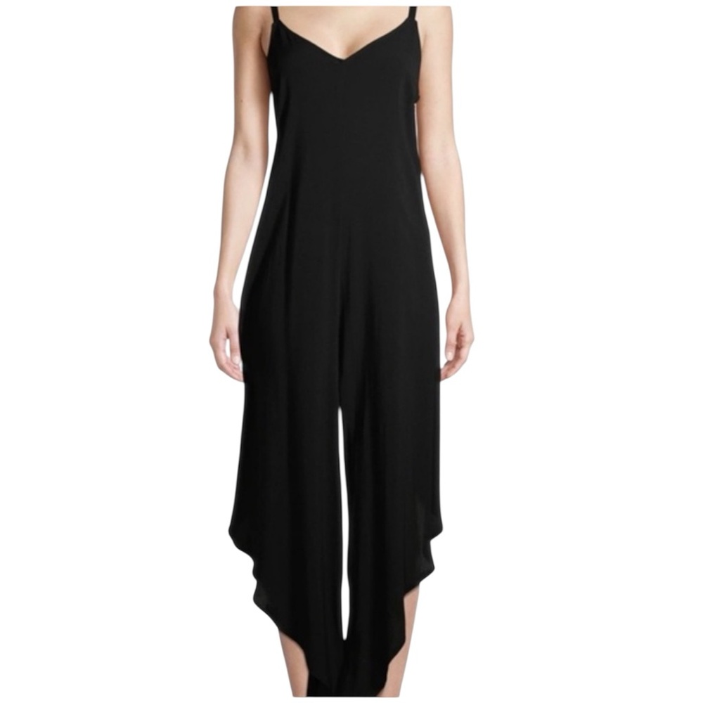 NWOT MSK Black Wide-Leg Jumpsuit